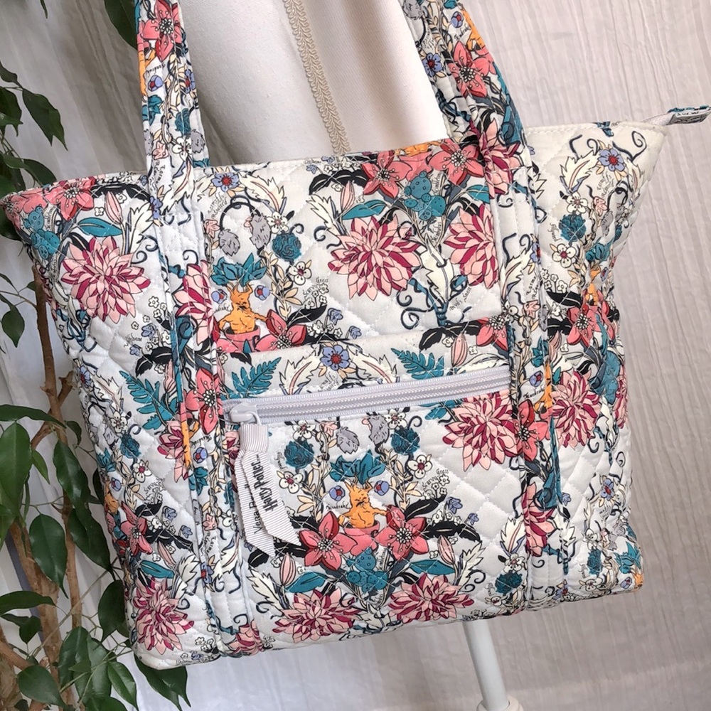 VERA BRADLEY HARRY POTTER Herbology class large tote bag purse top zip pockets